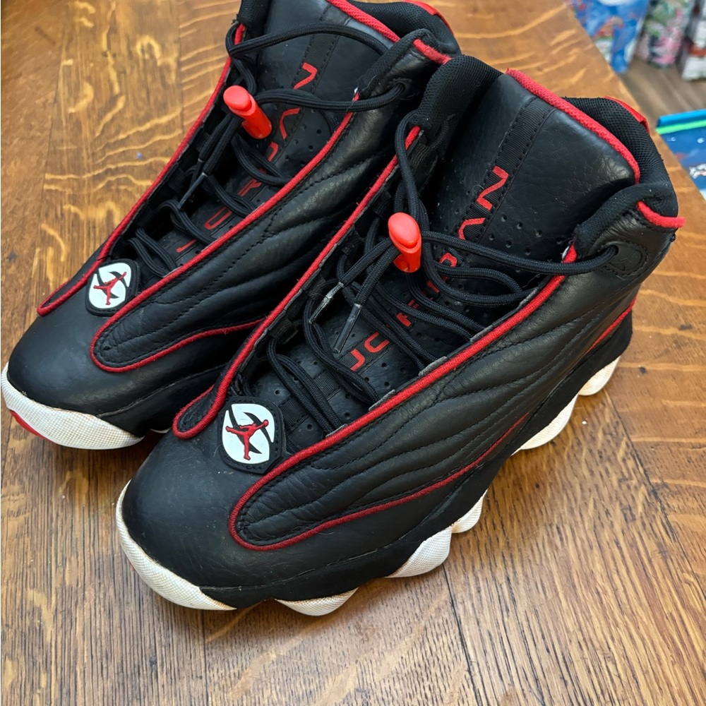 Jordan 13 Black and Red Athletic Trainers